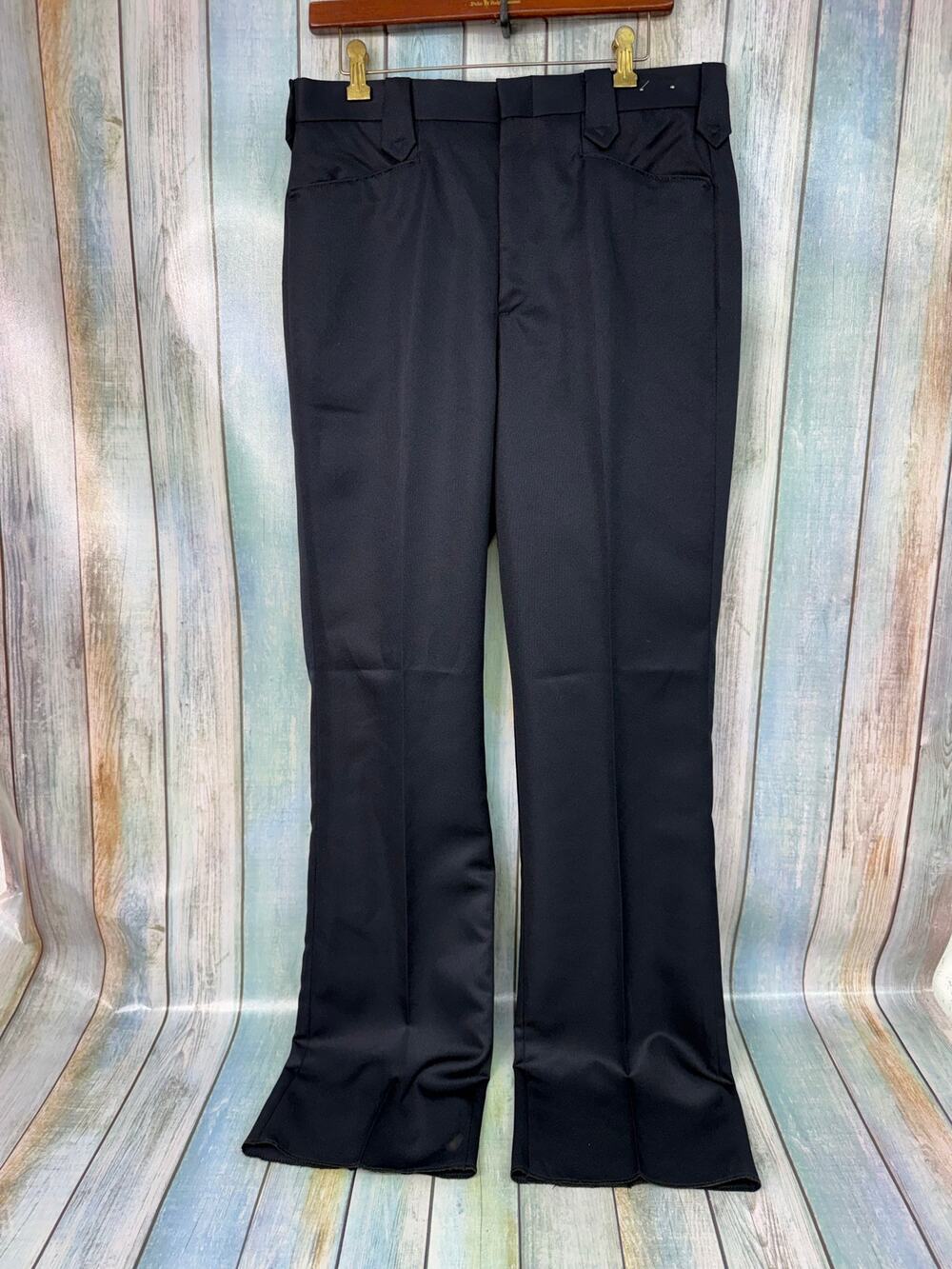 Circle S Western Slacks Pants NAVY New Size 35 Unhemmed Cowboy Dress Pants
